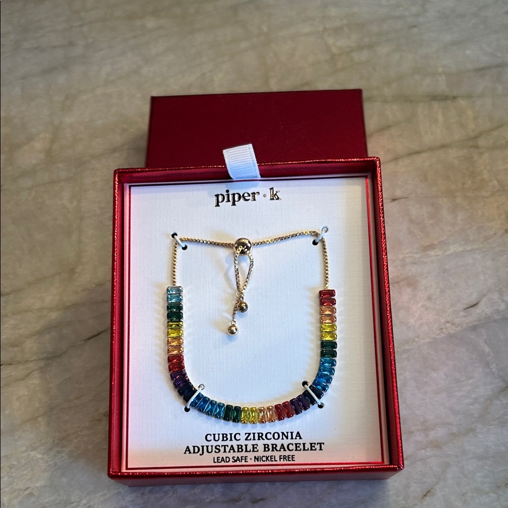 Piper k Rainbow Cubic Zirconia Bracelet